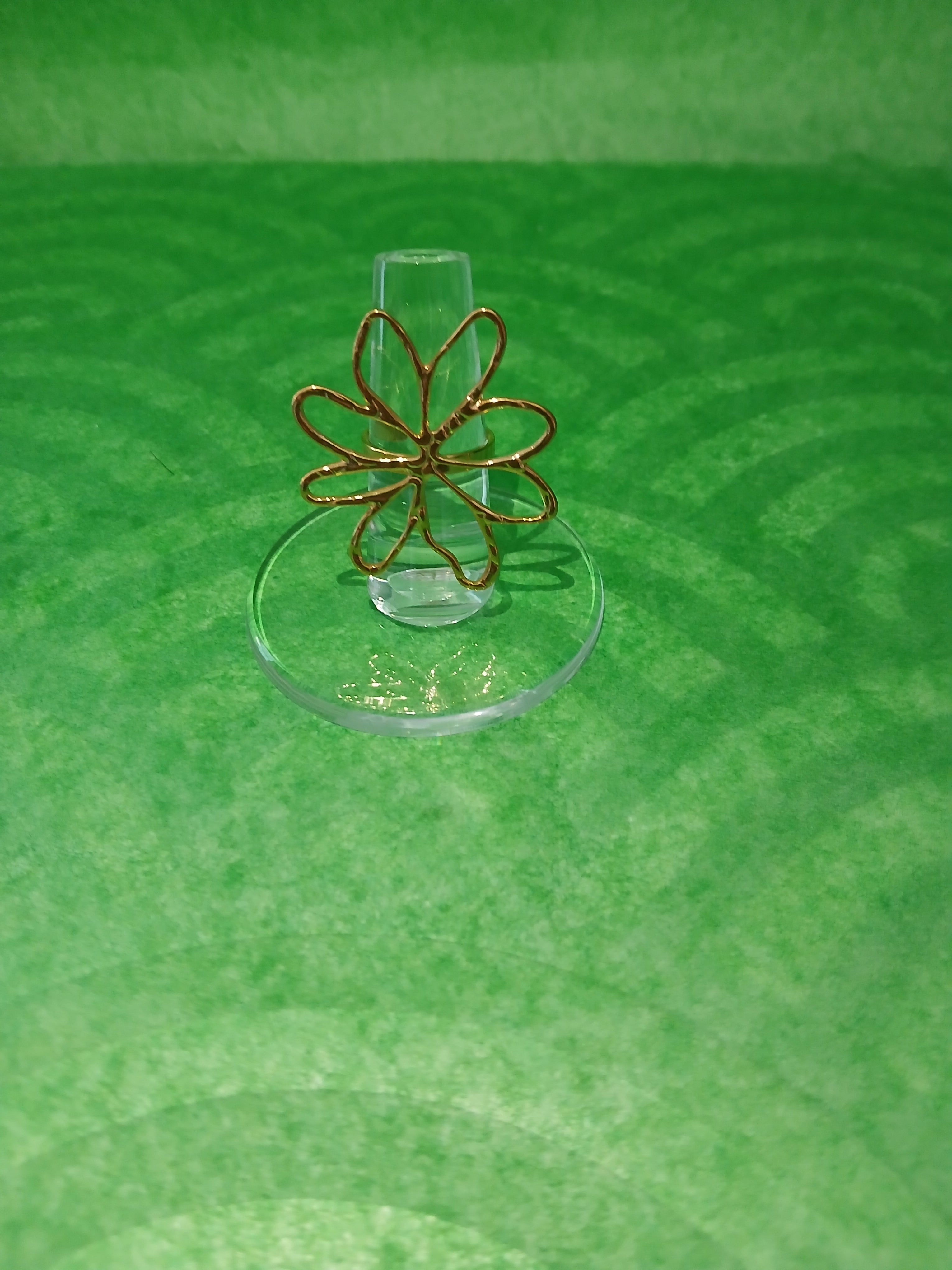 Sortija Flor Dorada